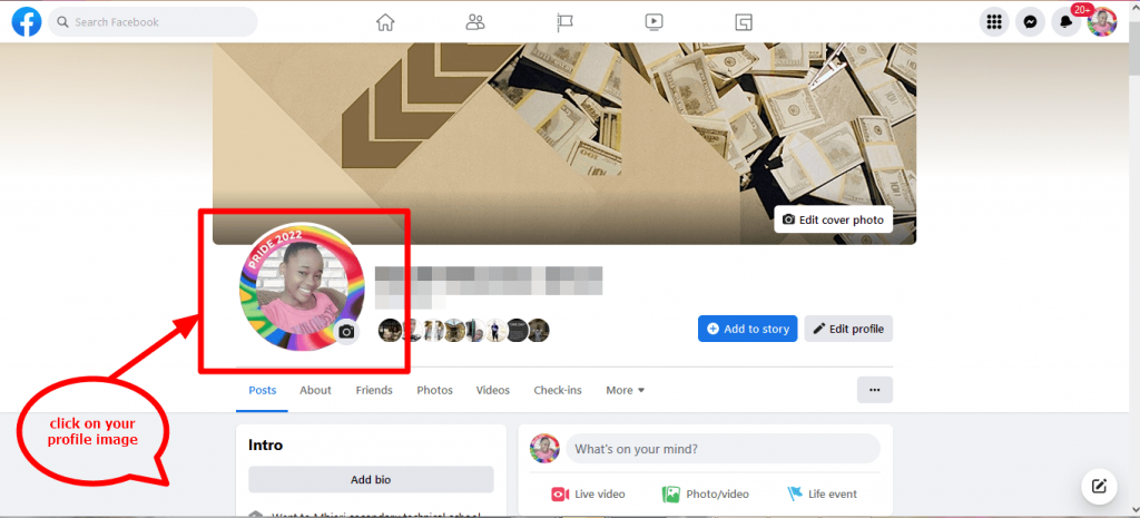 How To Remove Frame On Facebook Profile Picture 