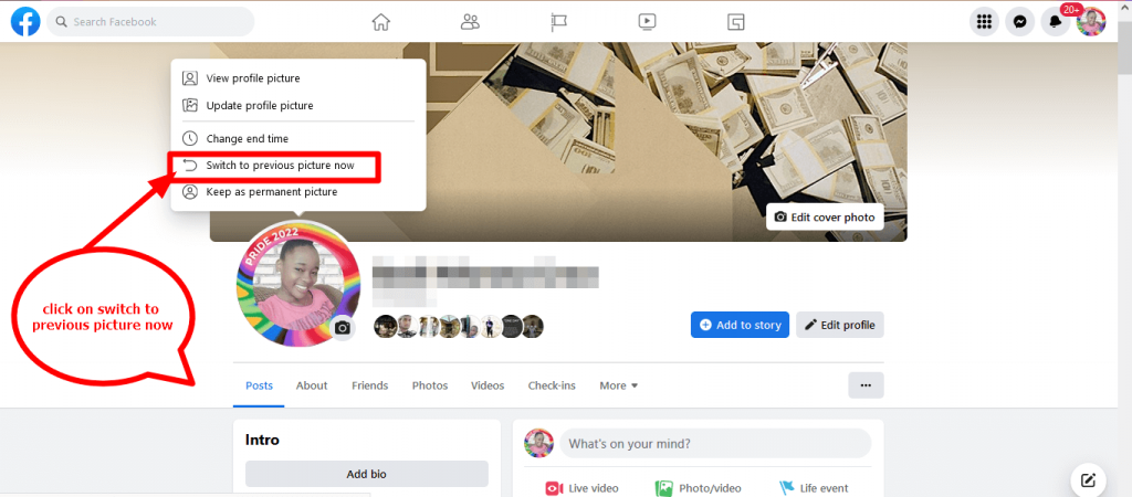How To Remove Frame On Facebook Profile Picture